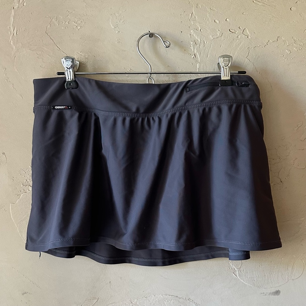 Dark Gray Swim Skort